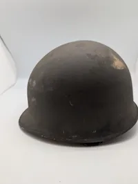 Militær Stålhjelm, M1-stil, Sort Finish