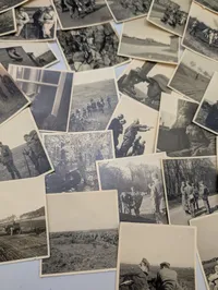Samling af originale Tysk  sort-hvide fotografier fra 2. verdenskrig