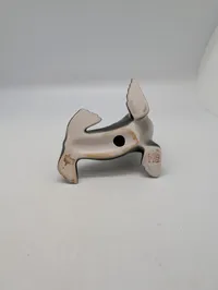 Lomonosov LFZ porcelænsfigur af en sæl, stemplet Made in USSR