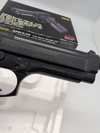 KWC M92FS Super Black Hop Up Type Airsoft Pistol