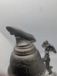 Tysk Militær Reservist Ølkrus med Zeppelin-låg, 1912-13 Tondern (Tønder) 