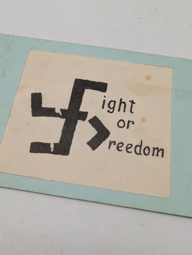 Anden Verdenskrig Propaganda kuvert  - Fight or Freedom