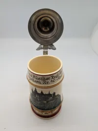 German Military Reservist Beer Stein Füsilier Regt. Fürst Karl Anton Nr. 40