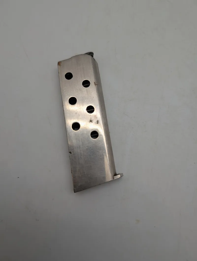 Vintage Pistolmagasin i Rustfrit Stål til .25 ACP / 6.35mm