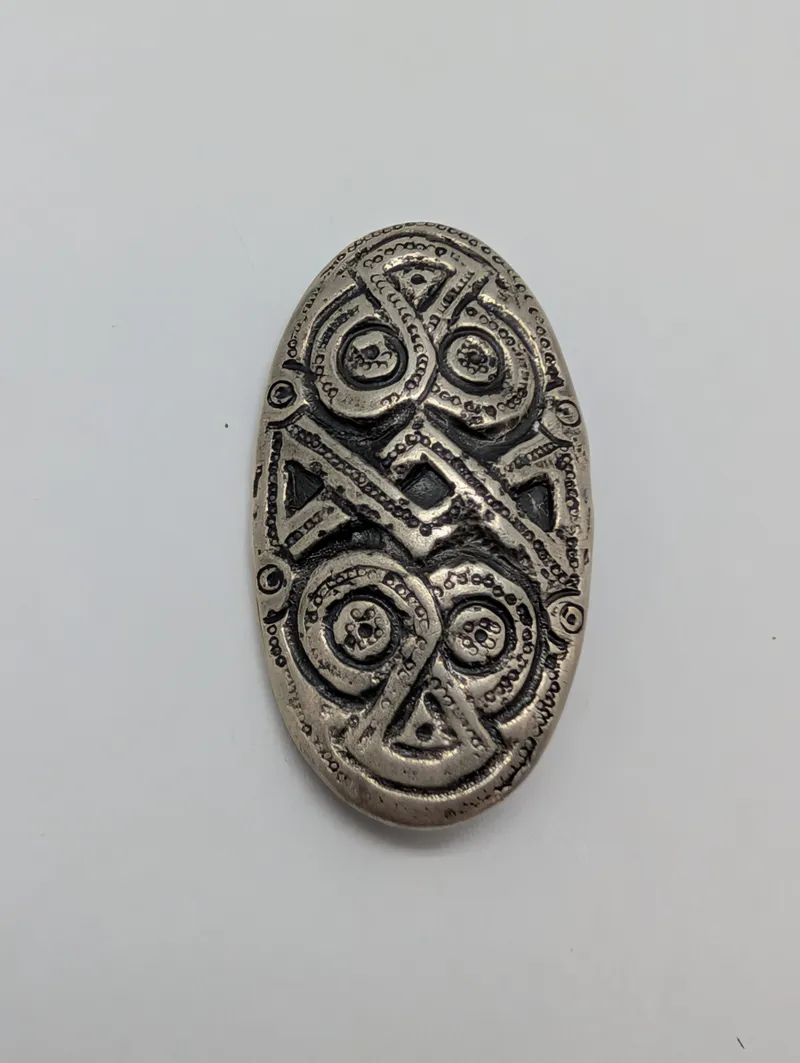 Kopi af Vikingetidssølvbroche, 925S