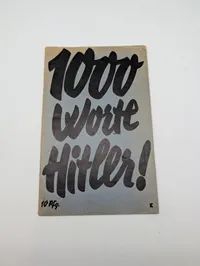 1000 Worte Hitler! Propaganda-hæfte, Volksfunk-Verlag