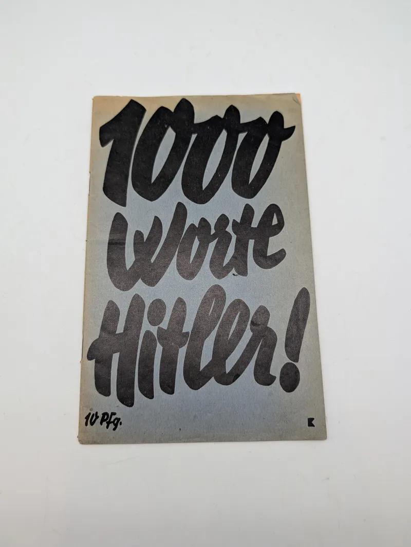 1000 Worte Hitler! Propaganda-hæfte, Volksfunk-Verlag