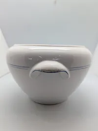 Danish Air Force Porcelain Serving Bowl with Royal Crest