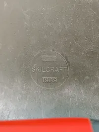 Skilcraft 1989 militær foldespade med plastetui