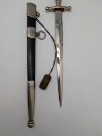 Dansk model 1910 officersdaggert fra generalstaben 