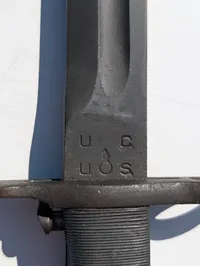 Amerikansk M1 Garand Bajonet med M7 Skede