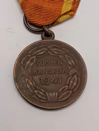 Finsk Medalje for Tapperhed 2. Klasse, 1939-1941