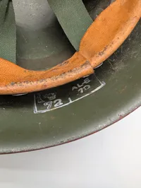 Swedish Military M37/65 Steel Combat Helmet
