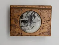 Vintage Mixed Collectibles Lot with Jewelry Box, Compact, and Souvenir Box