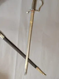 Dansk M/1910 Officersabel for Fodfolket med Skede
