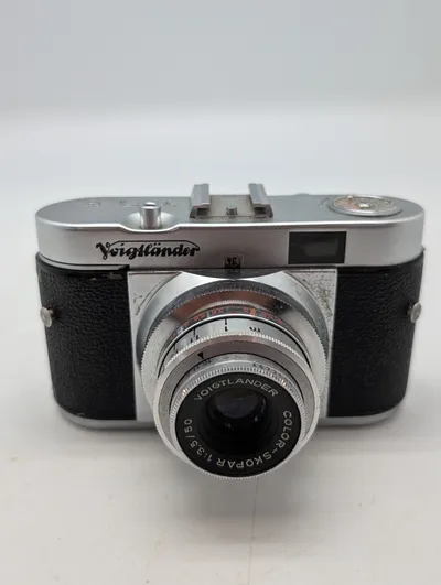 Voigtländer Vito II 35mm Kamera med Color-Skopar 1:3,5/50 Objektiv