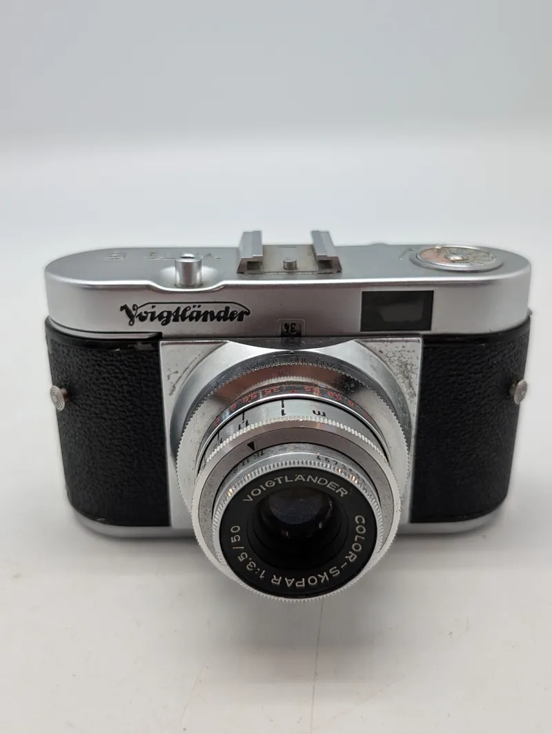 Voigtländer Vito II 35mm Kamera med Color-Skopar 1:3,5/50 Objektiv