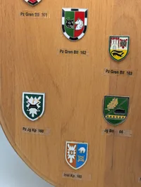 Tysk Pz Gren Brig 16 Herzogtum Lauenburg Militær Mindetavle