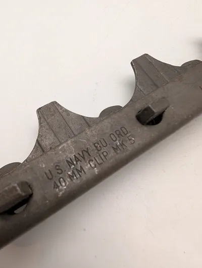 U.S. Navy Bu. Ord. 40 mm Clip Mk 5
