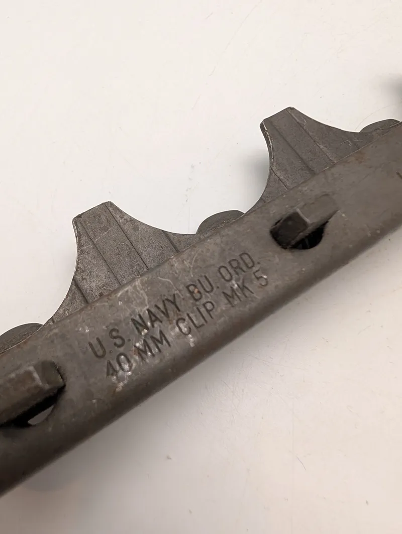 U.S. Navy Bu. Ord. 40 mm Clip Mk 5