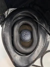 Telemit Tysk Militær Kampvognshjelm med Headset og Taske