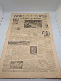 Nationaltidende Avis, 9. August 1944, Dansk Anden Verdenskrig Udgave