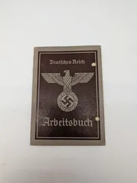 Tysk Arbejdsbog (Arbeitsbuch) fra Det Tredje Rige