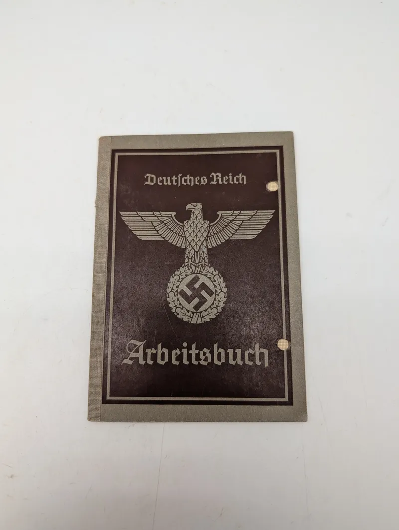 Tysk Arbejdsbog (Arbeitsbuch) fra Det Tredje Rige