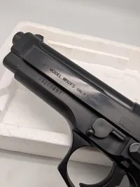 KWC M92FS Super Black Airsoft Pistol med ASG Open Blaster BBs