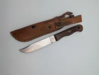 Erling Vangedal Danish Scout Knife with Leather Sheath