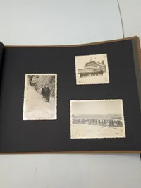 Tysk fotoalbum med portrætter af soldater fra 2. verdenskrig