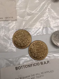 Bottonificio B.A.P. Metal Knapper med Våbenskjold