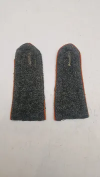 WWII German Wehrmacht Feldgendarmerie Shoulder Boards - Original 