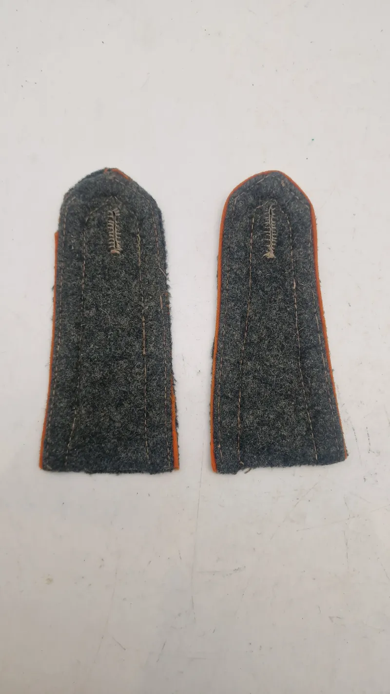 WWII German Wehrmacht Feldgendarmerie Shoulder Boards - Original 