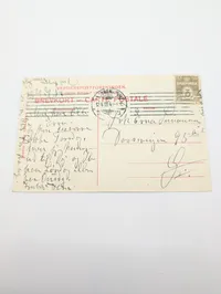 Vintage Danish Postcard, Ved Kirsten Pils Kilde, Dyrehaven