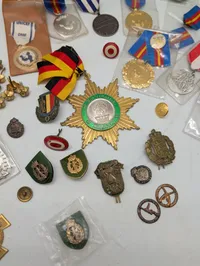Collection of European Military and Commemorative Medals and Badges