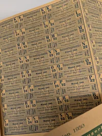 Vintage Danish WWII-Era and Post-War Ration Cards and Coupons