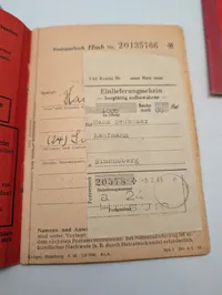 Samling af tyske dokumenter fra det 20. århundrede inkl. Kennkarte