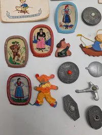 Vintage German WHW Winterhilfswerk Donation Tokens and Fairy Tale Booklets