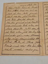 Dachau Koncentrationslejr postkort fra fange til Sophie Bilaszewska i Krakow