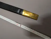 Dansk m1854 gravkors  Infantry Short Sword with Brass Hilt and Scabbard Mounts