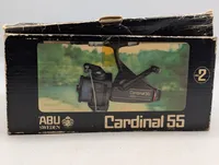 ABU Cardinal 55 fastspolehjul med original æske og manual