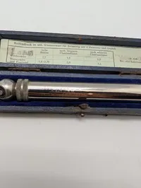 Vintage Mercedes-Benz Messko Hauser dæktryksmåler i original æske