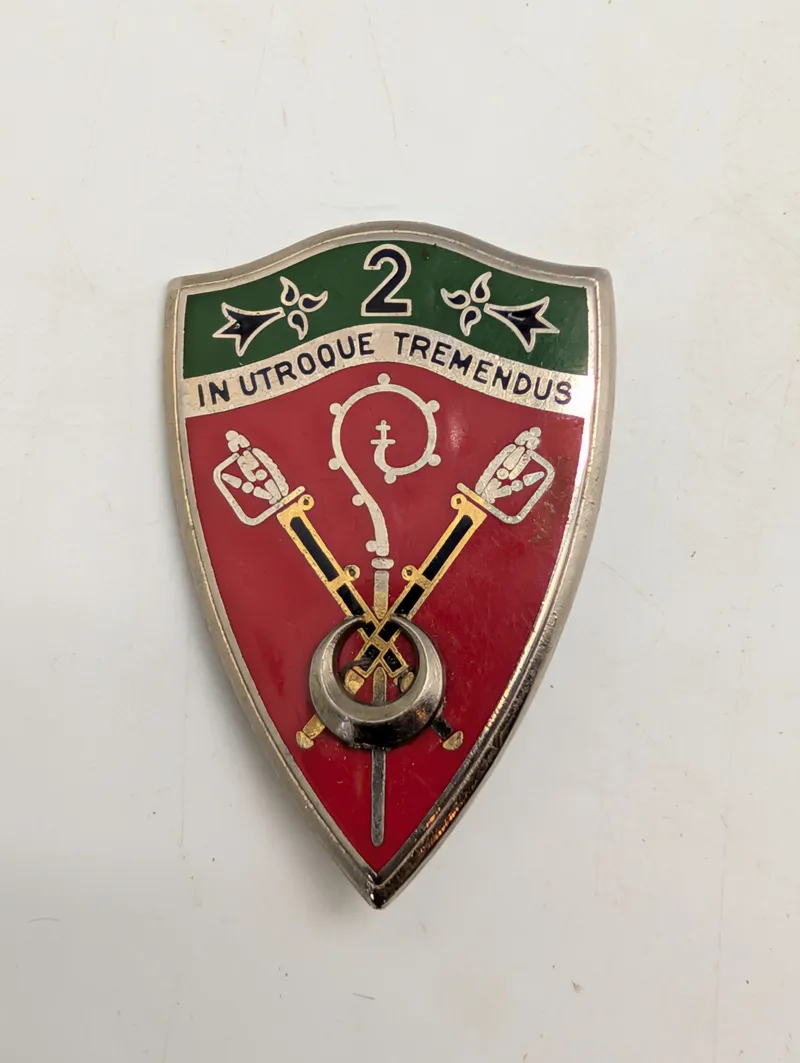 Fransk Fremmedlegion 2. Regiment (2e REI) Emalje Enhedsmærke