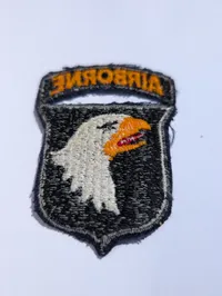 US Army 101st Airborne Division "Screaming Eagles" Broderet Patch WW2