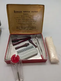Ronson Varaflame lighter med originalt servicekit og æske