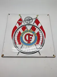 Emaljeskilt - Medlem af Cykle- og Motor-Unionen (CMU)