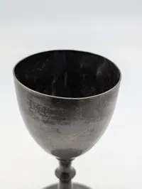 Dixon & Sons Silver Plate Chalice with Beaded Rim