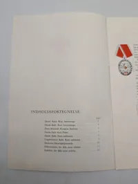 Dansk Røde Kors hæfte: Dekorationer og Emblemer (1963)