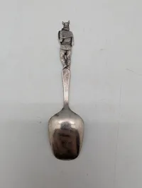 Th. Marthinsen Viking Souvenir Ske i Sølvplet